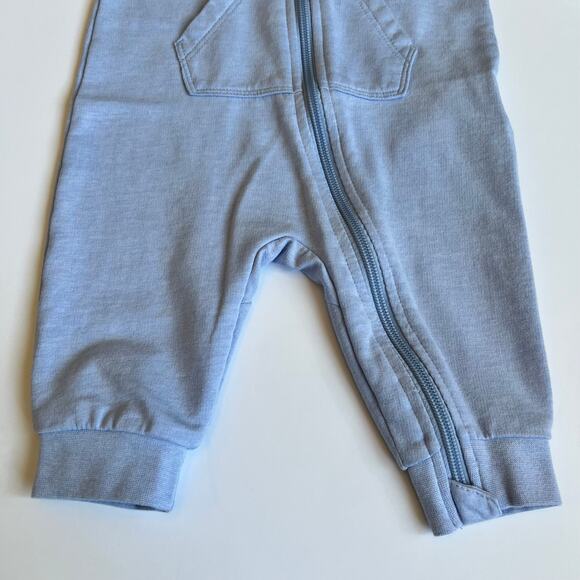 Nike Baby Blue Hooded One-Piece Coverall - Picture 3 of 10